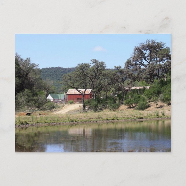 Texas Hill Country Ranch Postcard (Front)