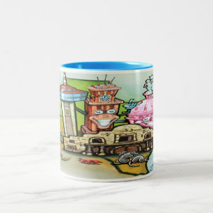 Texas Hill Country Two-Tone Coffee Mug