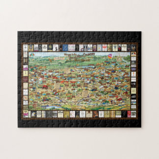 Texas Hill Country Wine Trail Map Puzzle