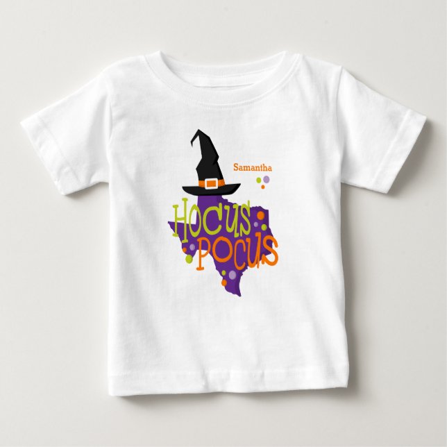 Texas Hocus Pocus Halloween Baby T-Shirt (Front)
