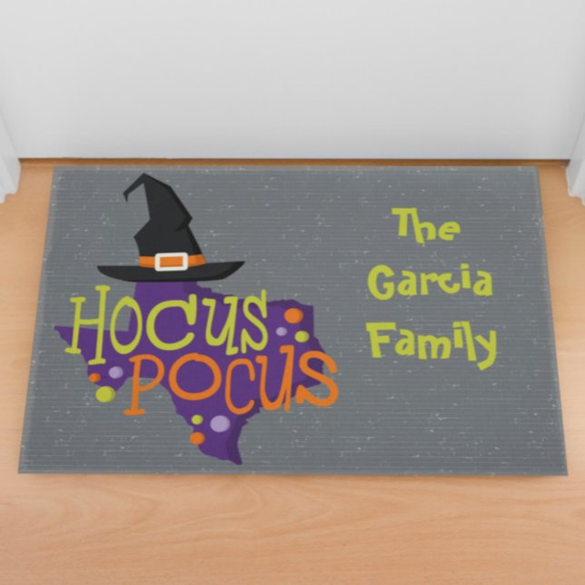Texas Hocus Pocus Halloween Doormat (Creator Uploaded)