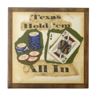 Texas Hold 'Em Hand with King and Ace