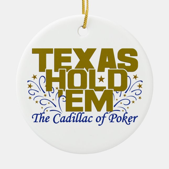 Texas Hold 'Em ornament (Front)