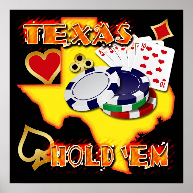 TEXAS HOLD 'EM POSTER (Front)