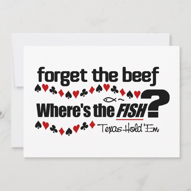 Texas Hold'Em invitation (Front)