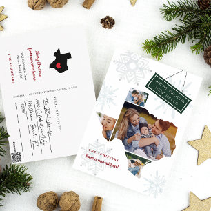 Texas Holiday Moving Announcement Postcard