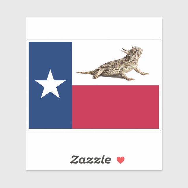 Texas Horned Toad Flag (Sheet)