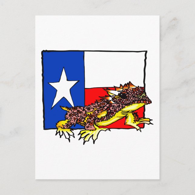 TEXAS HORNED TOAD POSTCARD (Front)
