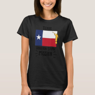 Texas Houston South Mormon LDS Mission Missionary  T-Shirt