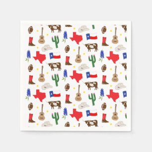 Texas Icons Napkin