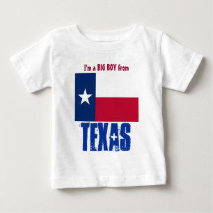 TEXAS I'm a big boy from Texas Baby T-Shirt