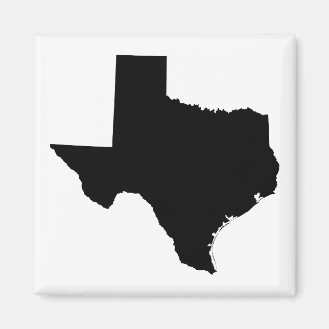 Texas in Black and White Magnet (Front)