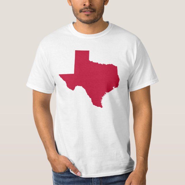 Texas in Red T-Shirt (Front)