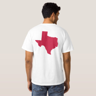 Texas in Red T-Shirt