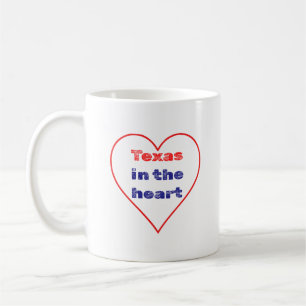 Texas In The Heart Coffee Mug