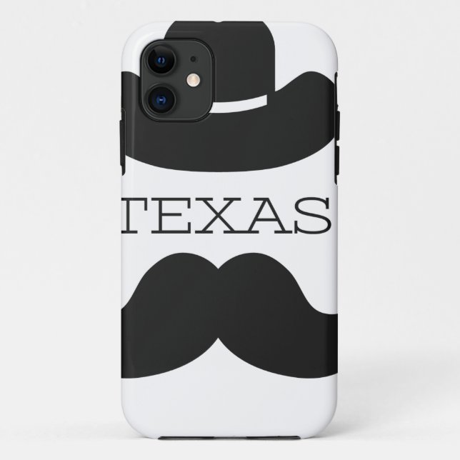 Texas in White Case-Mate iPhone Case (Back)
