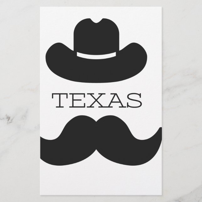 Texas in White Stationery (Front)