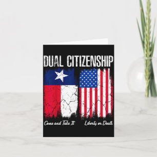Texas independence day dual citizen texan & card