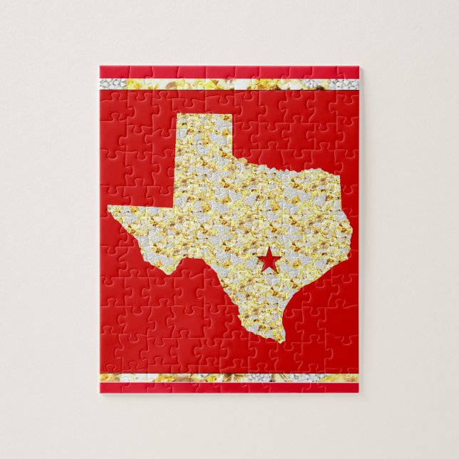 TEXAS JIGSAW PUZZLE (Vertical)