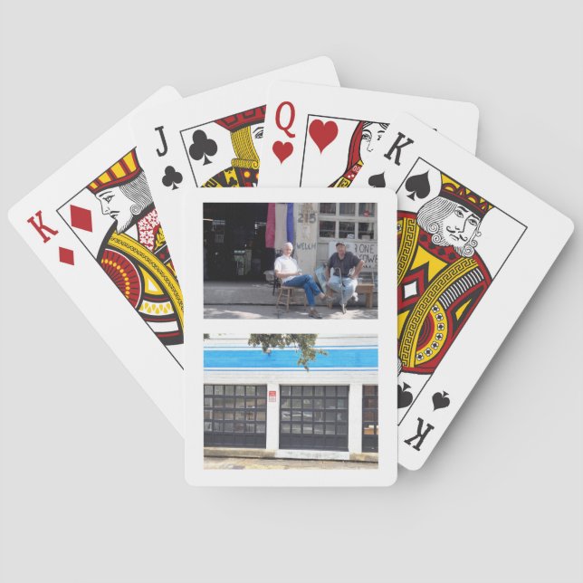 texas junk playing cards (Back)