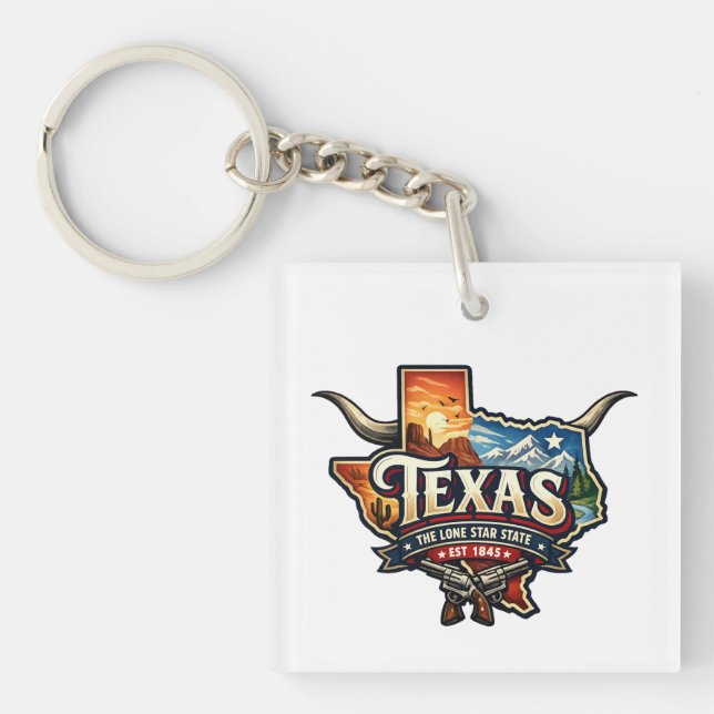 TEXAS  KEY RING (Front)