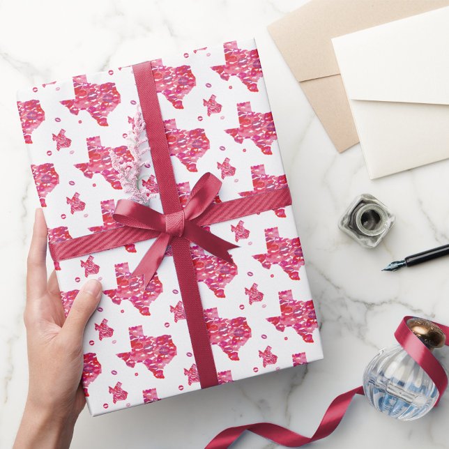 Texas Kisses Wrapping Paper (Creator Uploaded)