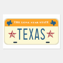 Texas License Plate, The Lone Star State