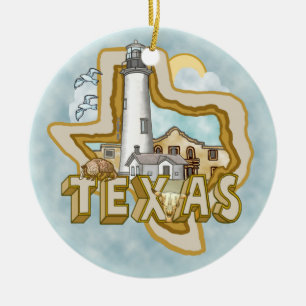Texas Lighthouse Ornament
