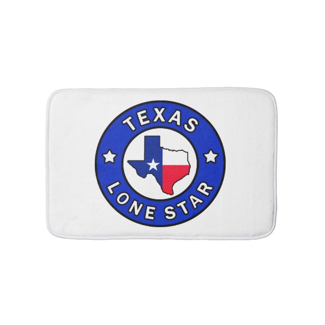 Texas Lone Star Bath Mat (Front)