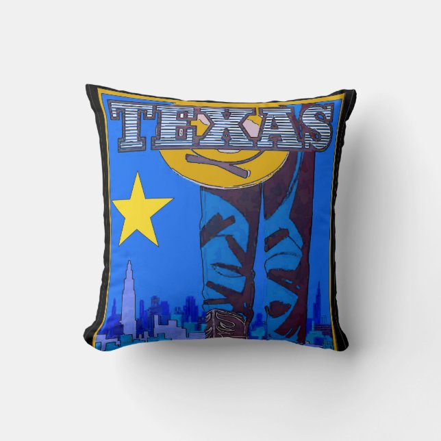 Texas Lone Star Cushion (Front)