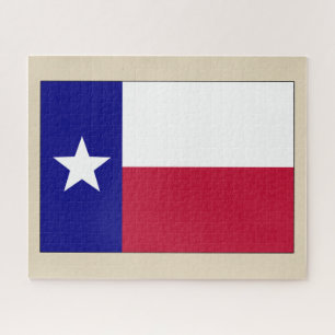 Texas Lone Star Flag Jigsaw Puzzle