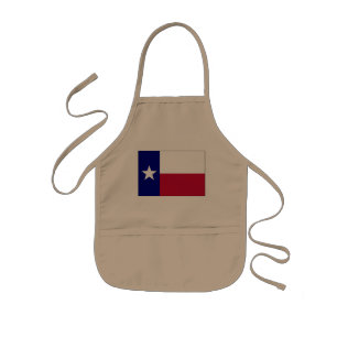Texas Lone Star Flag Kids Apron