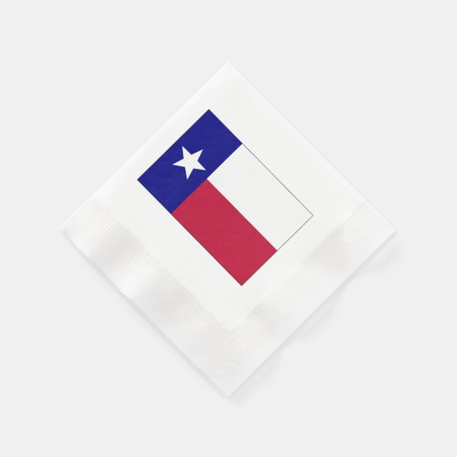 Texas Lone Star Flag Napkin (Corner)
