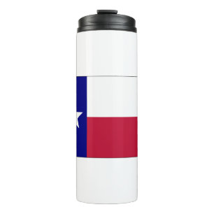 Texas Lone Star Flag Thermal Tumbler