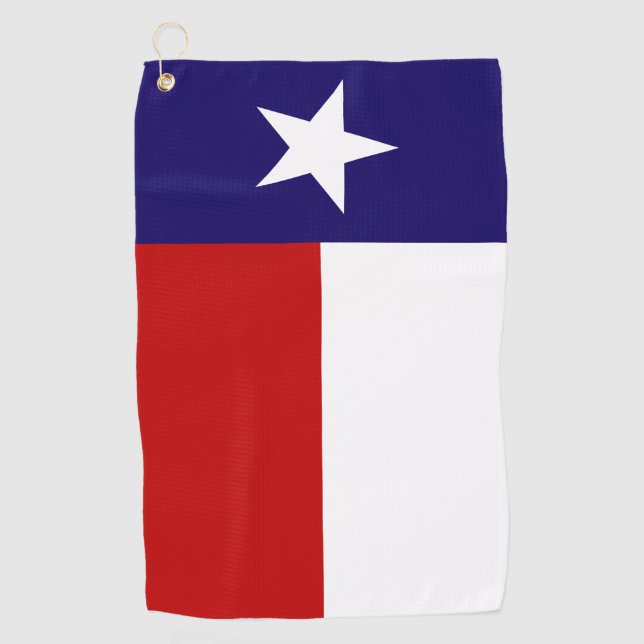 Texas Lone Star Golf Towel (Front)