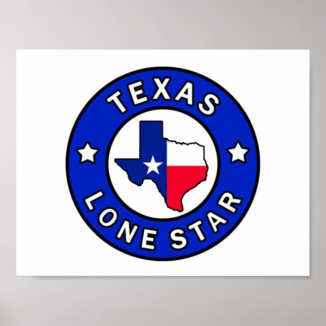 Texas Lone Star Poster (Front)