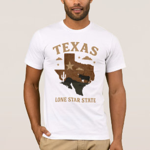 Texas Lone Star State – A Tribute to Independence T-Shirt