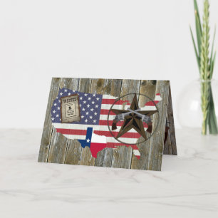 Texas Lone Star State Duelling Pistols Most Wanted Note Card