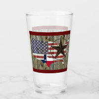 Texas Lone Star State Flag Map