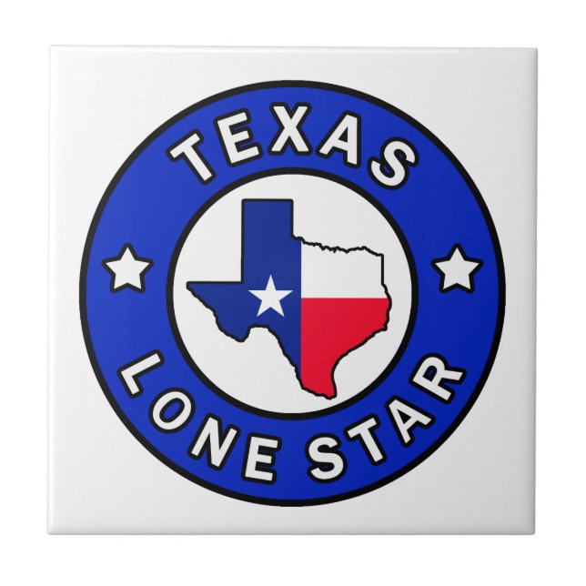 Texas Lone Star Tile (Front)