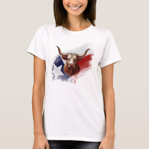 Texas longhorn cow T-Shirt