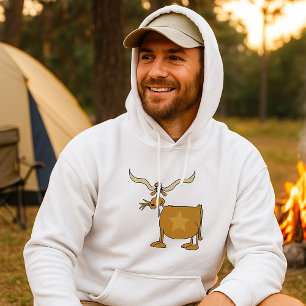Texas Longhorn Cow with Star Hoodie