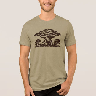 Texas Longhorn Eagle Western Ranch Graphic Tri-Blend Shirt