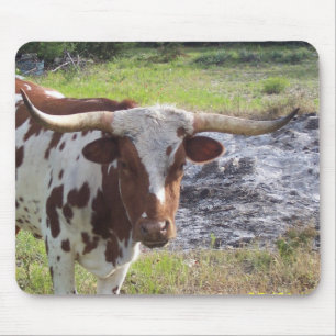 Texas Longhorn Mouse Pad