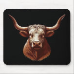 Texas Longhorn Mouse Pad<br><div class="desc">moo</div>