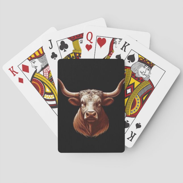 Texas Longhorn Playing Cards (Back)