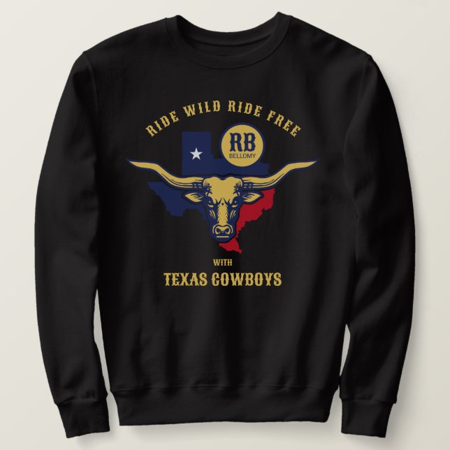 Texas Longhorn  Sweatshirt (Design Front)