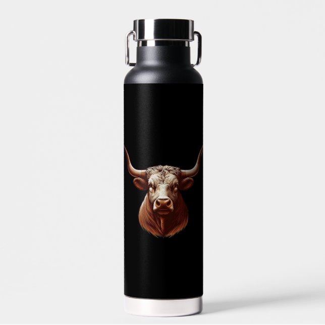 Texas Longhorn Water Bottle (Front)