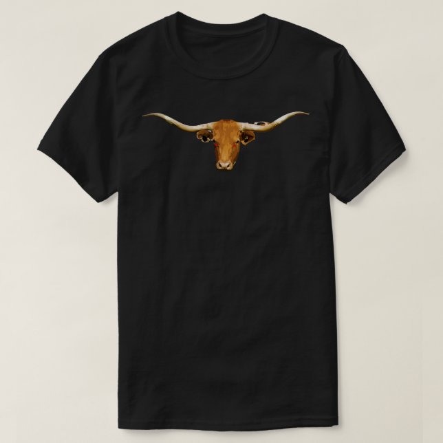 Texas Longhorn wo Txt X T-Shirt (Design Front)
