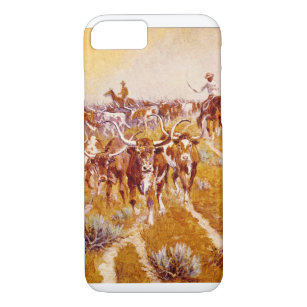 'Texas Longhorns',Olaf C.Seltzer_Great Work of Art Case-Mate iPhone Case